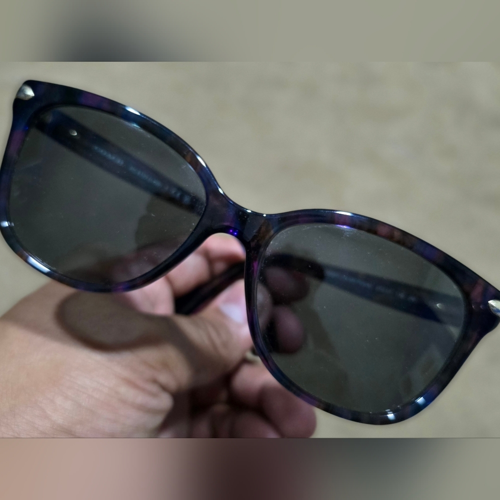 Coach Purple Sunglasses Modern Design
